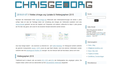 Desktop Screenshot of chrisge.org